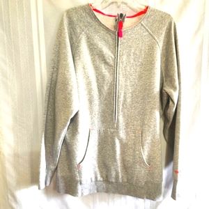 C9 BY CHAMPION WOMEN'S GRAY AND PINK LONGSLEEVE SWEAT SHIRT PLUS SIZE XXL